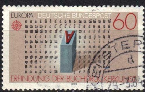 Duitsland Bundespost 1983 - Yvert 1007 - Europa (ST), Timbres & Monnaies, Timbres | Europe | Allemagne, Affranchi, Envoi