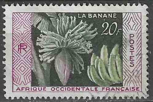 Frans-Occidentaal-Afrika 1958 - Yvert 67 - Bananen (ST), Timbres & Monnaies, Timbres | Afrique, Affranchi, Autres pays, Envoi