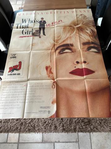 grote poster Madonna film Who's that girl 