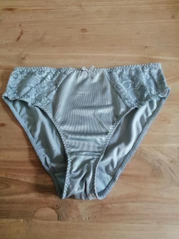 Culotte maille satinée et dentelle - lot de 2