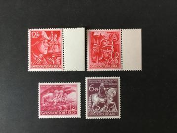 Duitse rijk postzegels 1945 compleet met SA & SS - randstuk