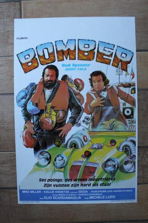 filmaffiche Bud Spencer Bomber 1982 filmposter, Verzamelen, Posters, Zo goed als nieuw, Film en Tv, A1 t/m A3, Rechthoekig Staand