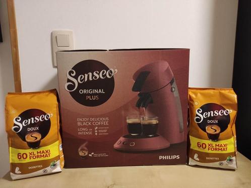 Neuf - Senseo Original Plus + 2 paquets de 60 dosettes, Elektronische apparatuur, Koffiezetapparaten, Nieuw, Koffiepads en cups