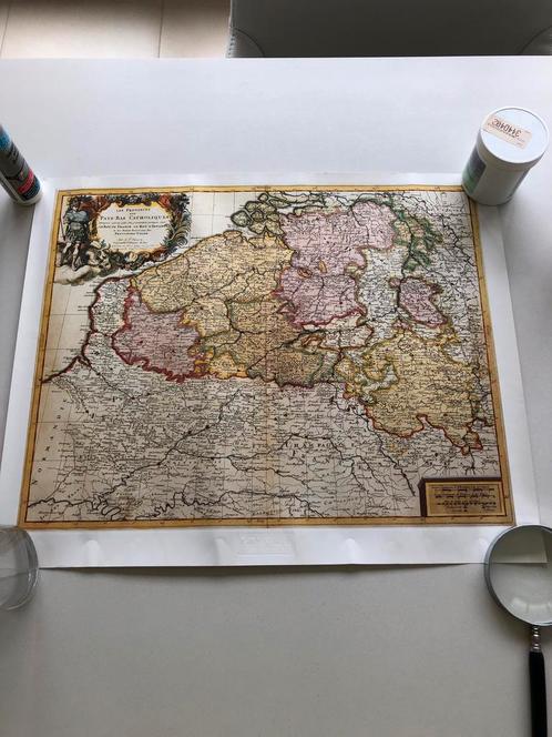 Les provincies Pays Bas landkaart, Livres, Atlas & Cartes géographiques, Carte géographique, Pays-Bas, Enlèvement ou Envoi