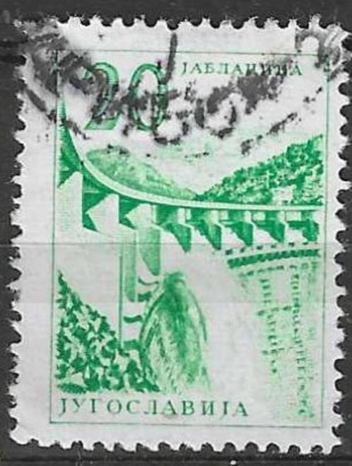 Joegoslavie 1966 - Yvert 1072 - Centrale in Jablanica (ST), Timbres & Monnaies, Timbres | Europe | Autre, Affranchi, Autres pays