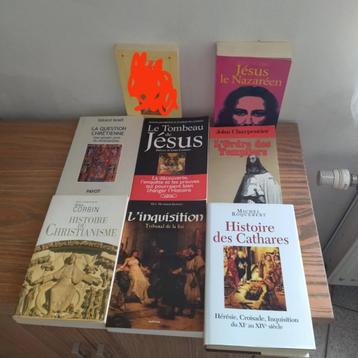 Lot de 7 livres histoire du Christianisme 