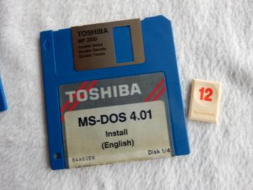 MS dos 4.01 by toshiba, vintage