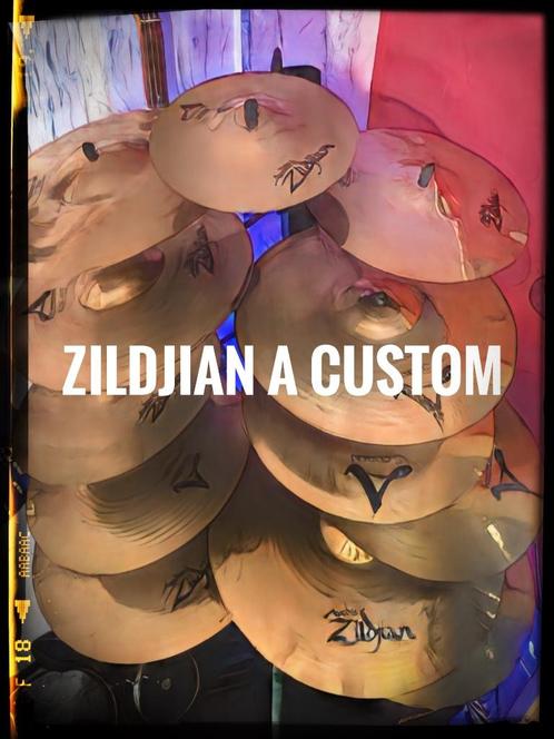 Zildjian A Custom Cymbals USED/VINTAGE 13”-20”, Musique & Instruments, Instruments | Pièces, Utilisé, Batterie ou Percussions