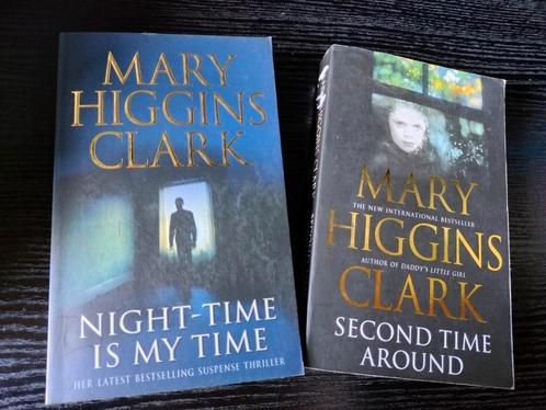 Mary Higgins Clark :Night-Time is my Time&Second Time Around, Livres, Thrillers, Comme neuf, Enlèvement ou Envoi