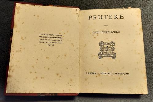 Stijn Streuvels Prutske oude uitg. LJ Veen, Antiquités & Art, Antiquités | Livres & Manuscrits, Enlèvement ou Envoi