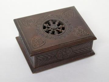 Bijoux – boîte de rangement en bois - Roue du Dharma