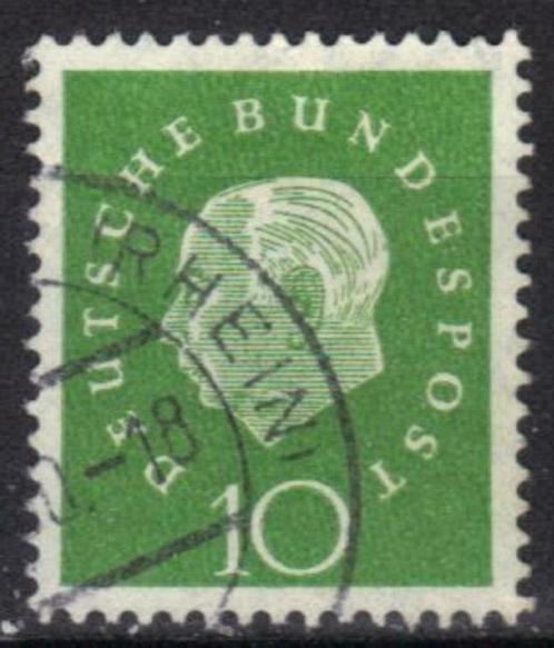 Duitsland Bundespost 1959 - Yvert 174 - Heuss (ST), Timbres & Monnaies, Timbres | Europe | Allemagne, Affranchi, Envoi