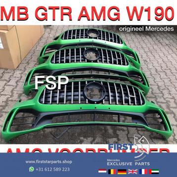 W190 GT - R AMG Voorbumper compleet origineel Mercedes + Pan