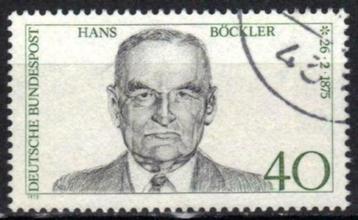 Duitsland Bundespost 1975 - Yvert 681 - Hans Bockler (ST)