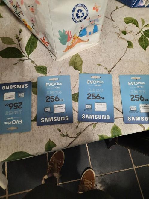 Samsung EVO Plus, TV, Hi-fi & Vidéo, Photo | Cartes mémoire, Neuf, MicroSDXC, 256 GB, Enlèvement