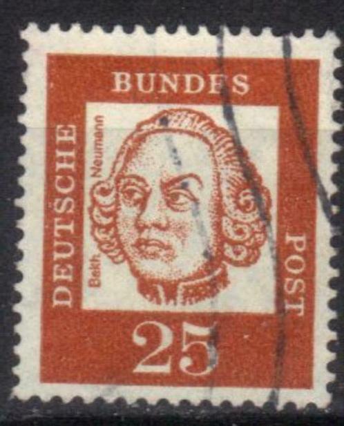 Duitsland Bundespost 1961-1964 - Yvert 226 - Beroemde D (ST), Postzegels en Munten, Postzegels | Europa | Duitsland, Gestempeld