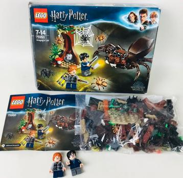 Lego 75950 Harry Potter L'antre d'Aragog COMPLET