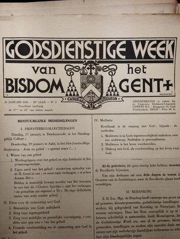 GODSDIENSTIGE WEEK VAN HET BISDOM GENT