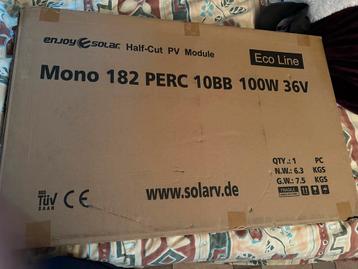 Panneau solaire neuf 100w pour caravane, camping etc. 