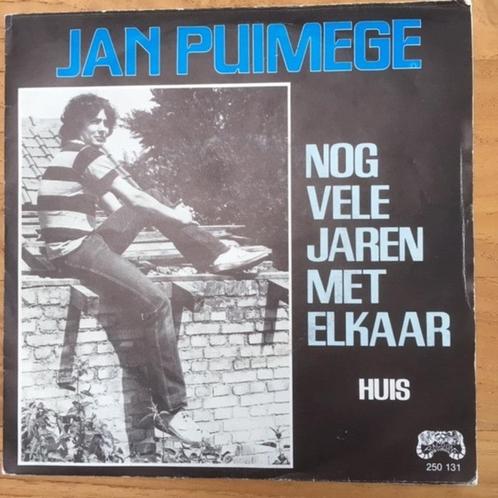 7"  Jan Puimège ‎– Nog Vele Jaren Met Elkaar, CD & DVD, Vinyles Singles, Comme neuf, Single, En néerlandais, 7 pouces, Enlèvement ou Envoi