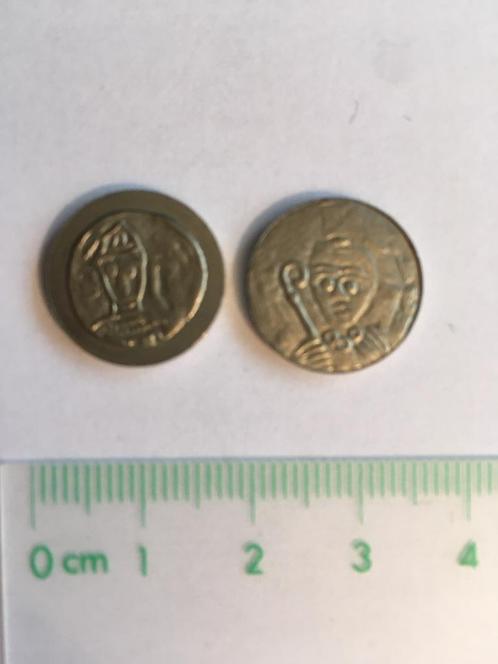 2 pièces anciennes, Timbres & Monnaies, Pièces & Médailles, Autres matériaux, Enlèvement ou Envoi