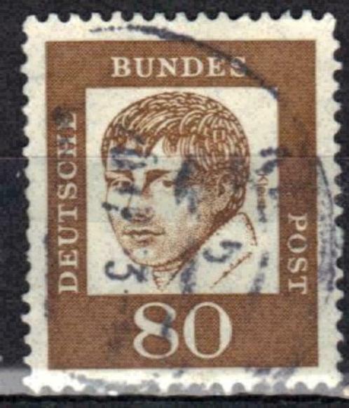 Duitsland Bundespost 1961-1964 - Yvert 232 - Beroemde D (ST), Timbres & Monnaies, Timbres | Europe | Allemagne, Affranchi, Envoi