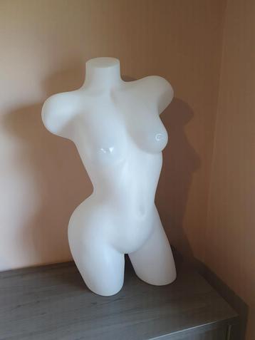 Buste/Mannequin Femme Blanc 