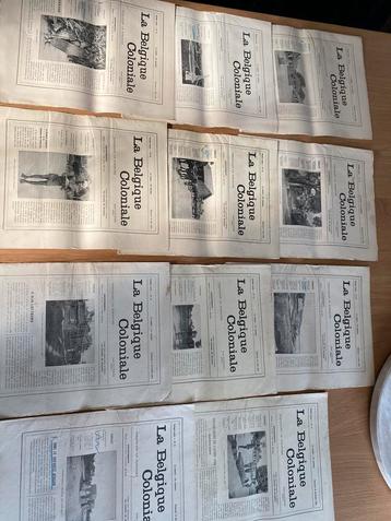 17 journaux « La Belgique coloniale » 1904-1905