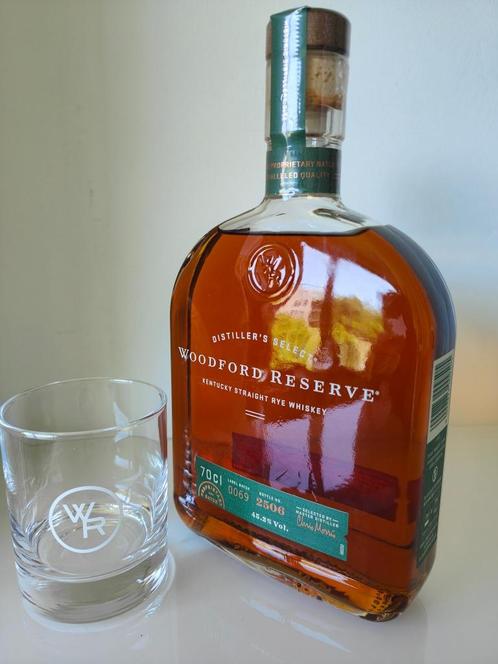 Woodford Reserve Rye  Whisky Bourbon, Bottle 2506, 45,2%, Verzamelen, Wijnen, Nieuw, Overige typen, Noord-Amerika, Vol, Ophalen of Verzenden