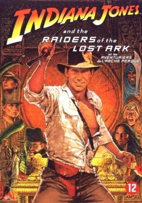 Raiders of the lost ark met Harrison Ford, Karen Allen,, CD & DVD, DVD | Classiques, Comme neuf, Action et Aventure, 1980 à nos jours