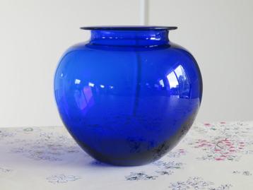 vase bleu vif - super état - design
