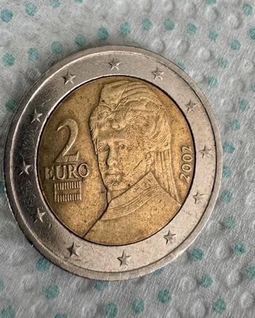 2€ munt Oostenrijk 2002 Bertha Von Suttner