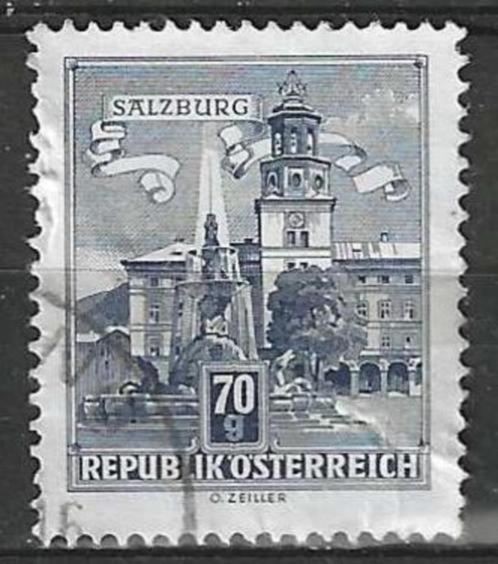 Oostenrijk 1962/1970 - Yvert 953B - Salzburg (ST), Timbres & Monnaies, Timbres | Europe | Autriche, Affranchi, Envoi