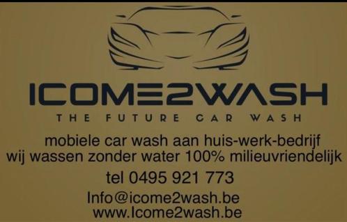 Mobiele carwash zonder water aan huis-werk-bedrijf️, Services & Professionnels, Auto & Moto | Carwash & Nettoyage