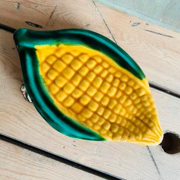 Petit plat / vide poche vintage Vallauris en maïs