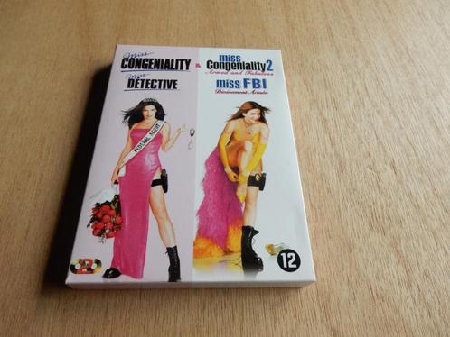 nr.302 - Dvd box: miss congeniality 1 & 2, CD & DVD, DVD | Comédie, Comme neuf, Comédie d'action, À partir de 12 ans, Enlèvement ou Envoi