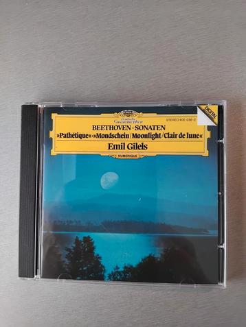CD. Beethoven. Sonates. (DG, Digital, Gilles).
