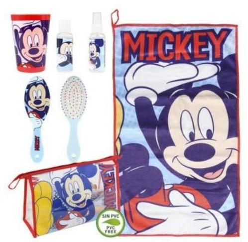 Mickey Mouse Toilettas Gevuld - 6 Delig, Bijoux, Sacs & Beauté, Trousses de toilette, Neuf, Garçon, Enlèvement ou Envoi
