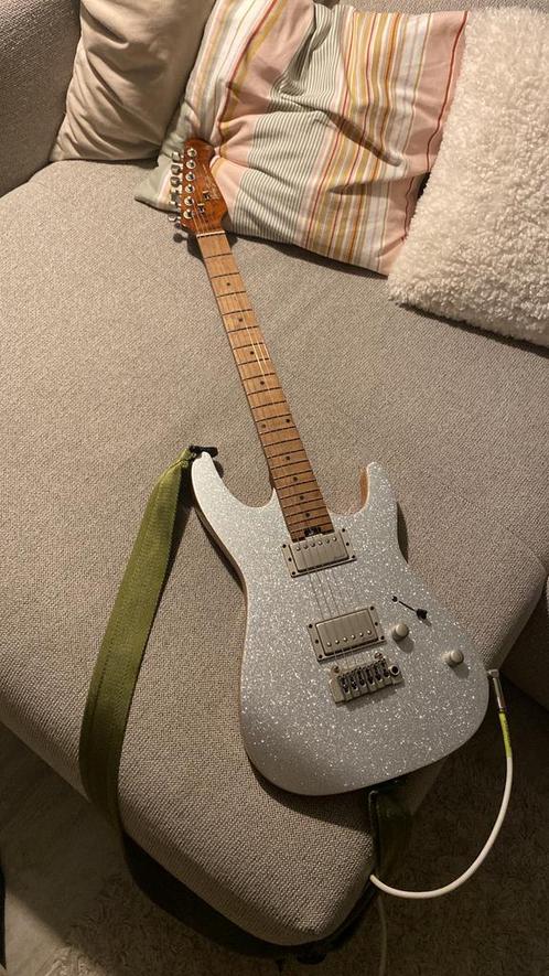 Harley Benton Fusion III - silver sparkle | elektrische git., Musique & Instruments, Instruments à corde | Guitares | Électriques