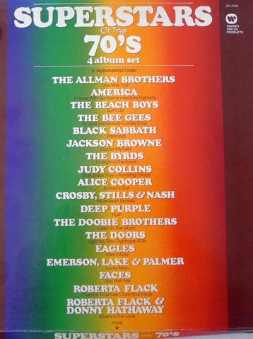 Compilatie 4 x LP box: (49 Greatest) Superstars of the 70's