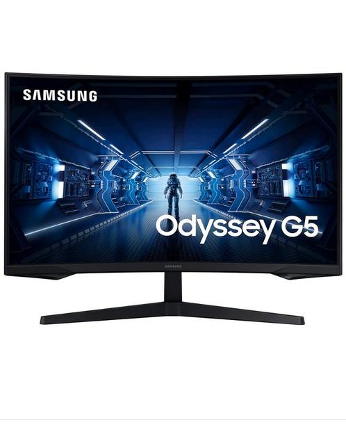 Samsung Odyssey G5  QHD VA Curved 144Hz 27 inch, Informatique & Logiciels, Moniteurs, Comme neuf, DisplayPort, HDMI, Gaming, VA