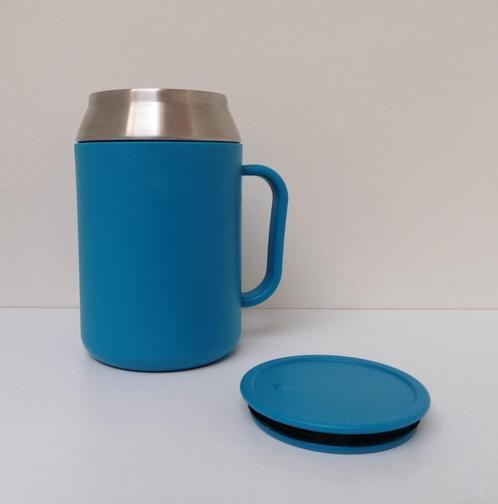 Tupperware « Iso Coffee Mug » Kop - Blauw - Promo, Huis en Inrichting, Keuken | Tupperware, Nieuw, Bak of Kom, Blauw, Ophalen of Verzenden