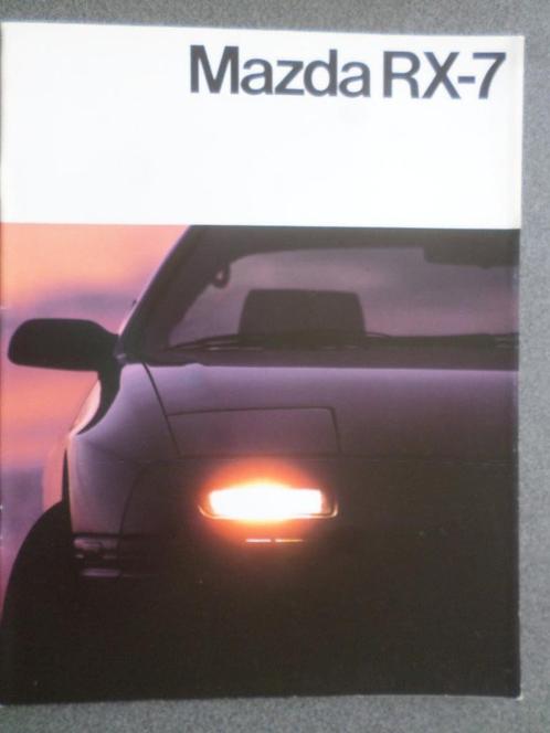 Mazda RX-7 Brochure - FRANS, Boeken, Auto's | Folders en Tijdschriften, Mazda, Ophalen of Verzenden