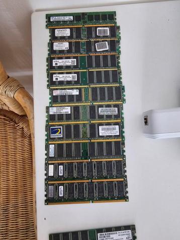 Ddr geheugen verschillende merken 256mb 512mb 1gb