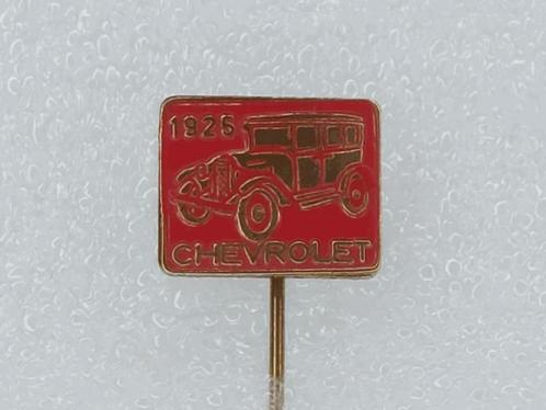 SP1929 Speldje Chevrolet 1925 [rood, Verzamelen, Speldjes, Pins en Buttons, Gebruikt, Ophalen of Verzenden