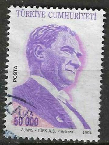 Turkije 1994 - Yvert 2779 - Beeltenis van Ataturk (ST)