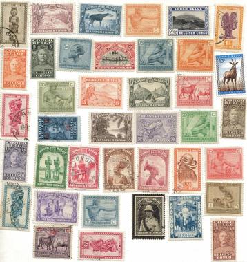 verzameling postzegels van Belgisch Congo gel. ongel. postfr