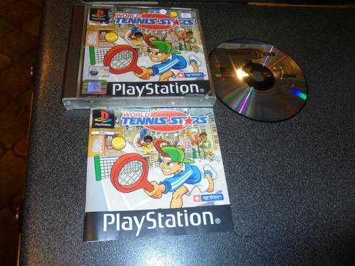 Playstation 1 Worrld Tennis Stars (orig-compleet), Consoles de jeu & Jeux vidéo, Jeux | Sony PlayStation 1, Utilisé, Sport, 2 joueurs