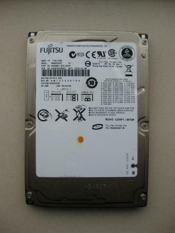 Fujitsu MHW2040AT 40GB 2,5" IDE laptop harddisk