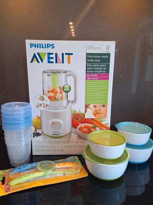 Philips AVENT 2-in-1 stomer en blender met toebehoren, Enfants & Bébés, Aliments pour bébé & Accessoires, Comme neuf, Enlèvement